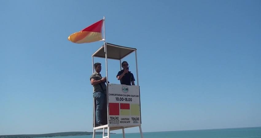 Sinop'un kuzey sahillerinde yaşanan boğulma vakalarının önüne geçmek için Sinop