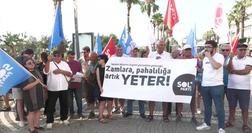 SOL Parti İzmir İl Başkanlığı, AKP hükümeti tarafından yapılan zamları