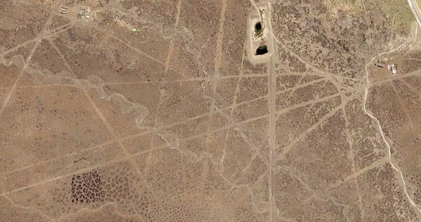 Bolivya'nın batısındaki çöllere kuş bakışı bakıldığında, binlerce yıl önce toprağa