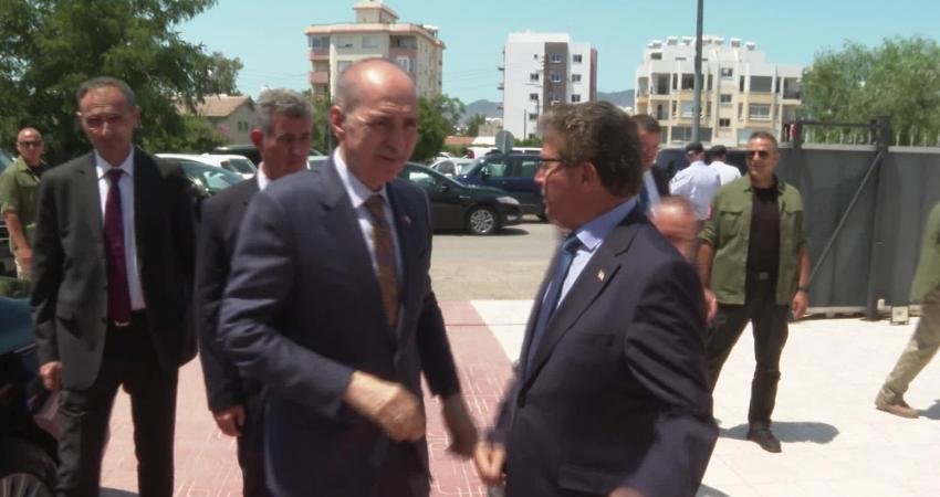 Türkiye Büyük Millet Meclisi (TBMM) Başkanı Numan Kurtulmuş, KKTC temasları