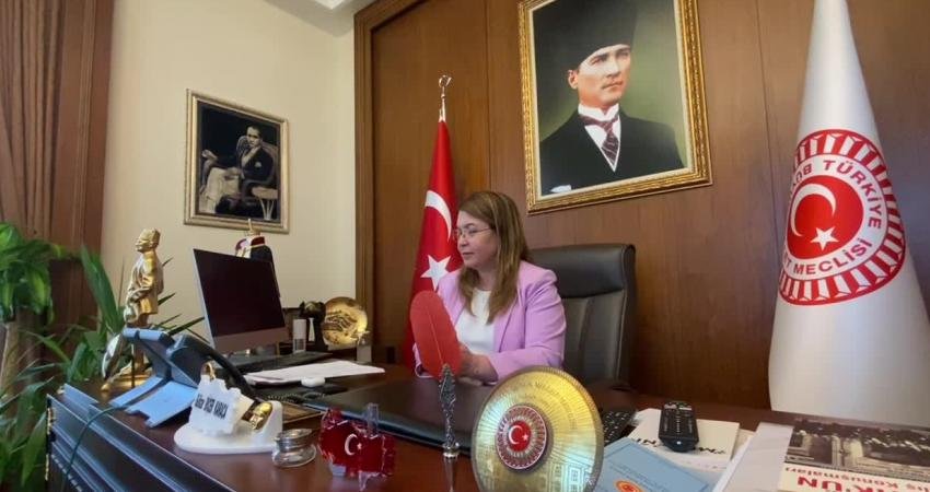 TBMM Başkanvekili Gülizar Biçer Karaca, TBMM’de; İkinci Cumhurbaşkanı İsmet İnönü’nün