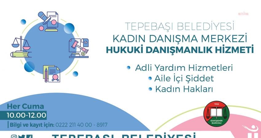 Tepebaşı Belediyesi Kadınlara Hukuki Danışmanlık Hizmeti Veriyor Tepebaşı Belediyesi Kadın Danışma Merkezi, kadınlara yönelik çalışmalarını sürdürüyor. Bu