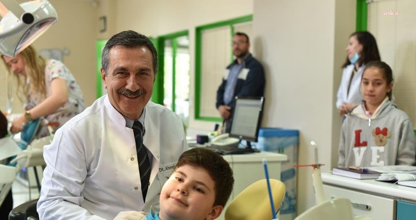 Tepebaşı Belediyesi Şirintepe Çocuk Ağız ve Diş Sağlığı Polikliniği’nde taramadan