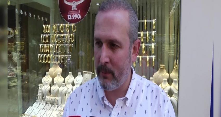 Trabzon Kuyumcular ve Saatçiler Odası Başkanı Ali Yazıcı, yükselişe geçen gram