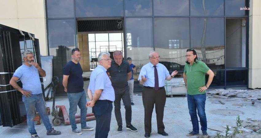 Tekirdağ Büyükşehir Belediyesi tarafından Hıdırağa Mahallesinde yapımı süren Çorlu ilçesi