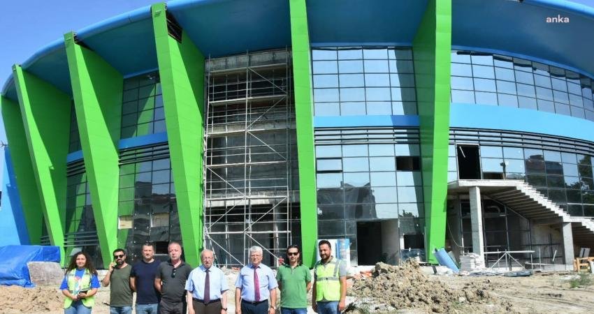 Trakya’nın En Büyük Spor Kompleksi İnşaatında Son Aşamaya Gelindi Tekirdağ Büyükşehir Belediyesi, Çorlu ilçesinde Trakya'nın en büyük spor kompleksini