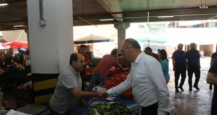 Turgutlu Belediye Başkanı Çetin Akın, inceleme turlarına devam ediyor. Merkez