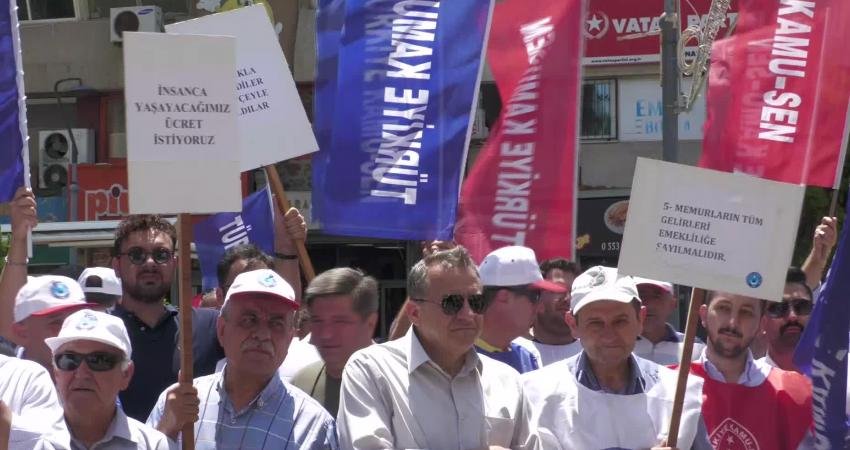 AKP hükümetinin temmuz ayında memur maaşlarına yaptığı zamları yetersiz ve
