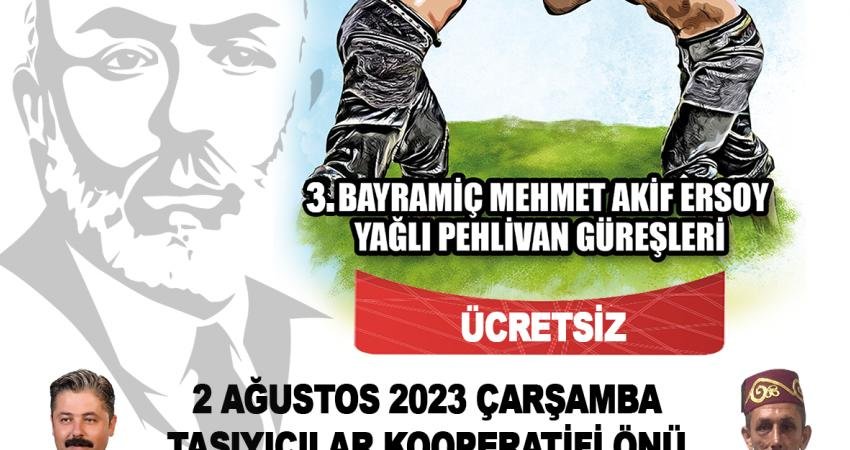 Bayramiç Belediyesi, 2 Ağustos Çarşamba günü 3'üncüsünü gerçekleştireceği Bayramiç Mehmet