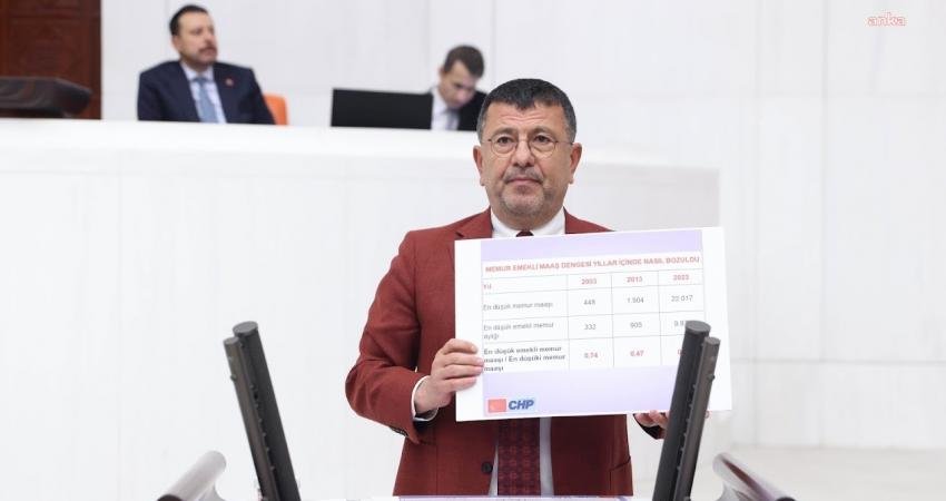 CHP Malatya Milletvekili Veli Ağbaba, maaşı 7 bin 500 liranın