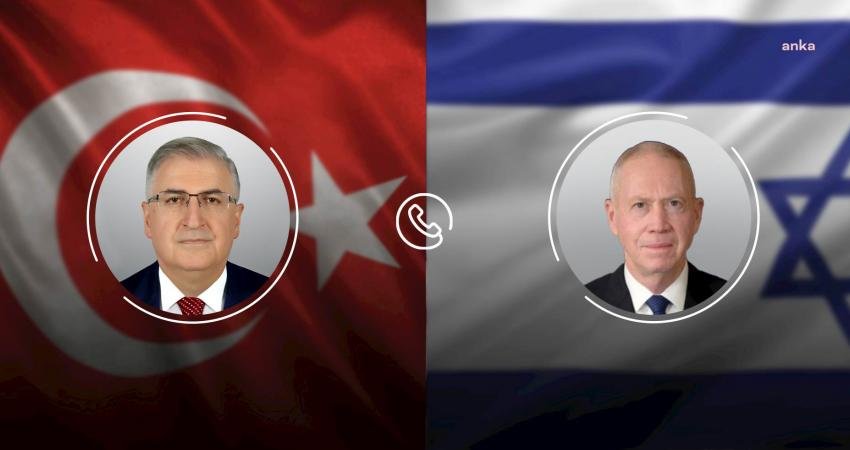 Milli Savunma Bakanı Yaşar Güler, İsrail Savunma Bakanı Yoav Gallant