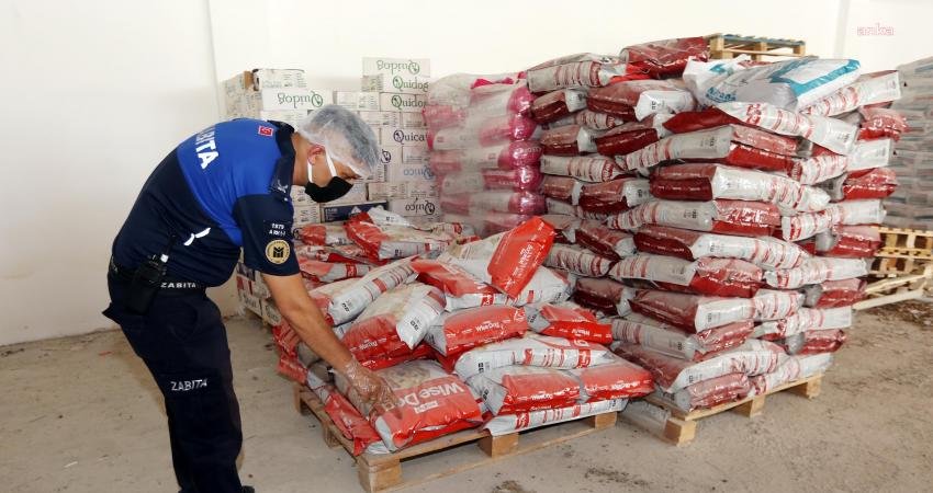 Yenimahalle Belediyesi Zabıta ekipleri, sağlıksız koşullarda son kullanma tarihi geçmiş