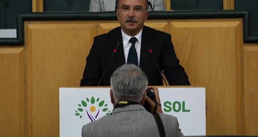 Yeşil Sol Parti Eş Sözcüsü İbrahim Akın, “Şu anda Meclis’imiz,