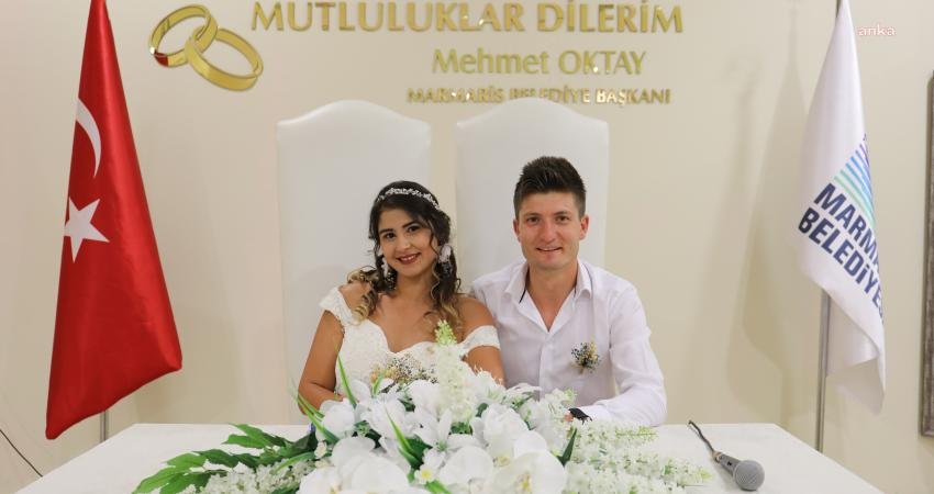 Marmaris Belediyesi Evlendirme Dairesi'nce 2023 yılının ilk 7 ayında 415