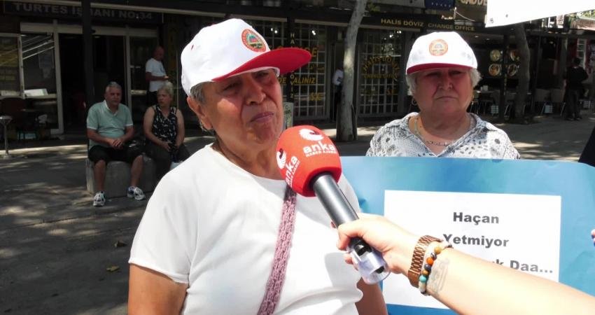 Türkiye Emekliler Derneği (TÜED) emeklilere seyyanen ek zam talebiyle Ankara