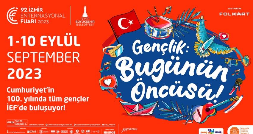 92. İzmir Enternasyonel Fuarı, 1 Eylül’de “Gençlik” Temasıyla Kapılarını Açıyor İzmir, 92 yıllık tarihiyle kentin simgelerinden olan İzmir Enternasyonal Fuarı’na
