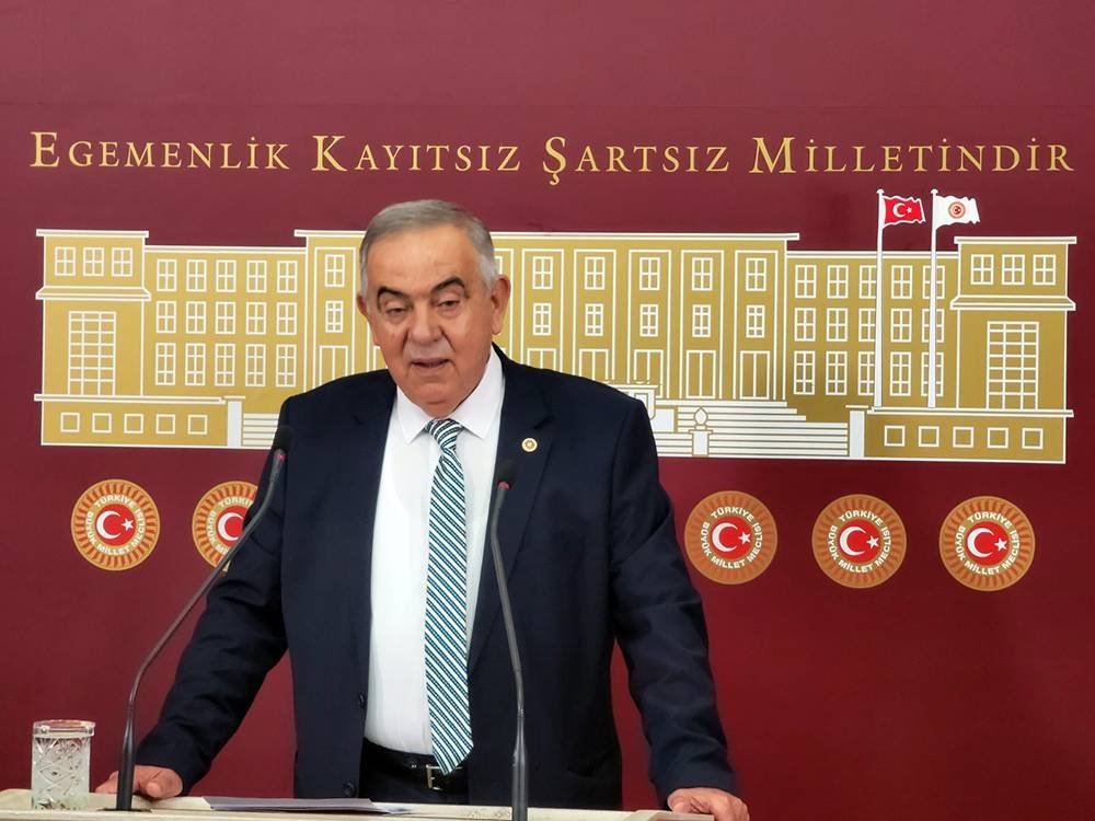 Demokrat Parti Sözcüsü ve İzmir Milletvekili Haydar Altıntaş, TBMM’de düzenlediği