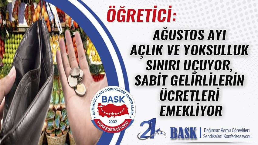BASK ve Anadolu Eğitim Sendikası Genel Başkanı Mehmet Alper ÖĞRETİCİ