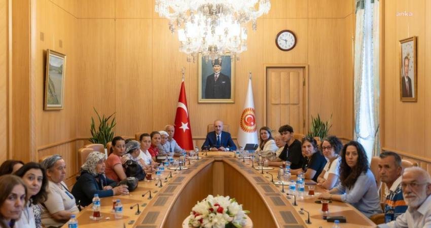 Akbelen köylüleri, TBMM Başkanvekili Gülizar Biçer Karaca ile birlikte, TBMM
