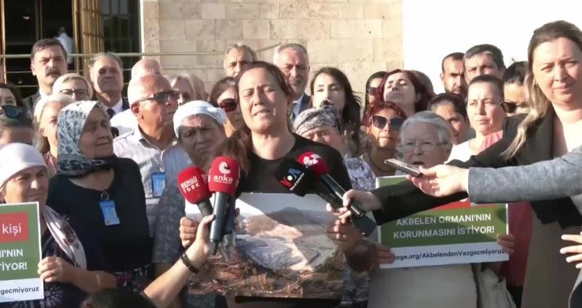 TBMM Genel Kurulu’nda, CHP’nin Akbelen ormanlarındaki ağaç kıyımı için verdiği