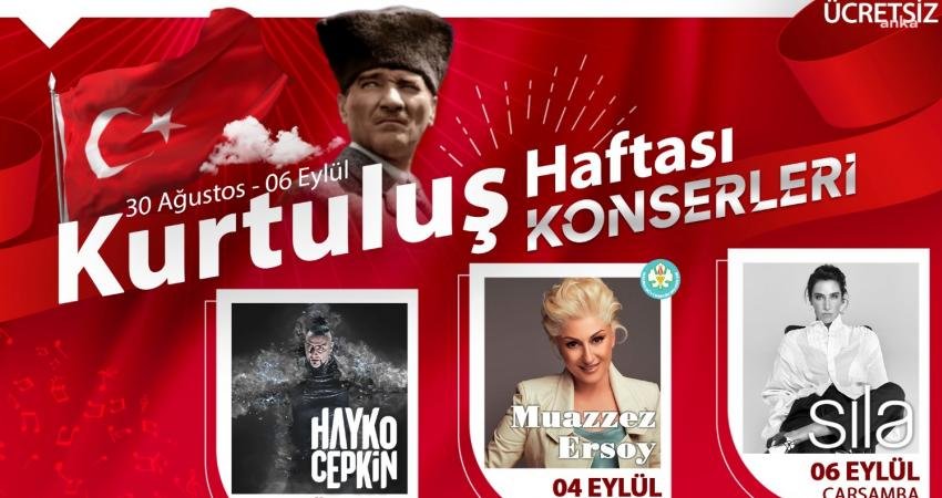 Akhisar Belediyesi tarafından 30 Ağustos Zafer Bayramı ve 6 Eylül