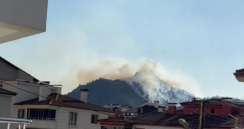 Amasya Kalesi’nde Ormanlık Alanda Yangın Çıktı Amasya Kalesi’nde ormanlık alanda yangın çıktı. Rüzgarın da etkisiyle kısa sürede