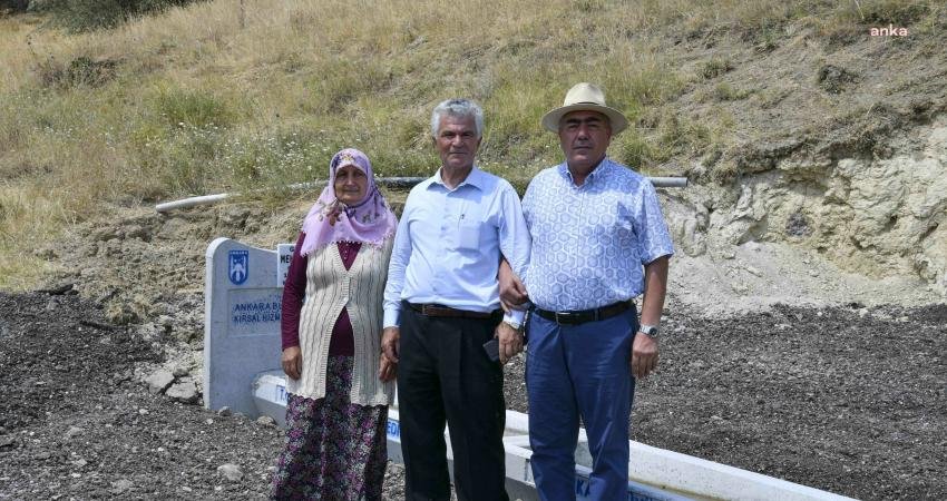 Ankara Büyükşehir Belediyesi (ABB), kırsal mahallelere meralarda otlayan hayvanların su