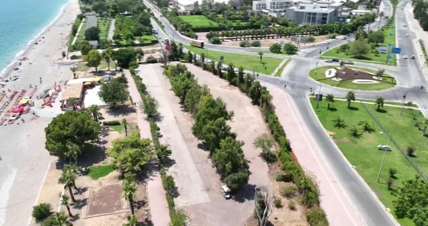 Antalya Büyükşehir Belediyesi, Konyaaltı ilçe sınırlarında sahil bandı ve mahalle