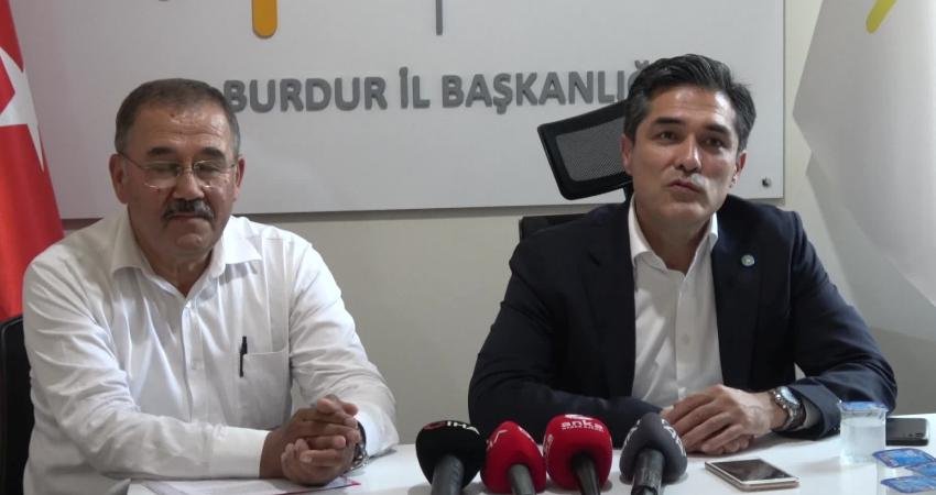İYİ Parti Teşkilat Başkanı Buğra Kavuncu, Burdur’da; "Biz seçimden önce
