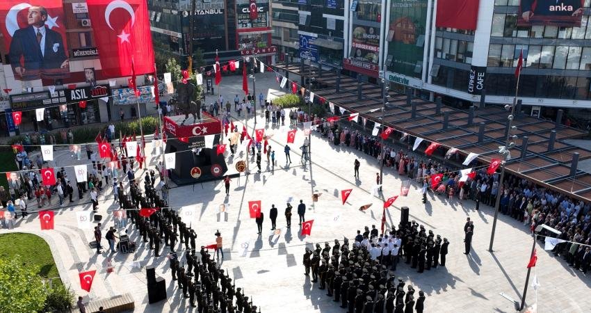 Çerkezköy'de 30 Ağustos Zafer Bayramı’nın 101.  yıl dönümü dolayısıyla