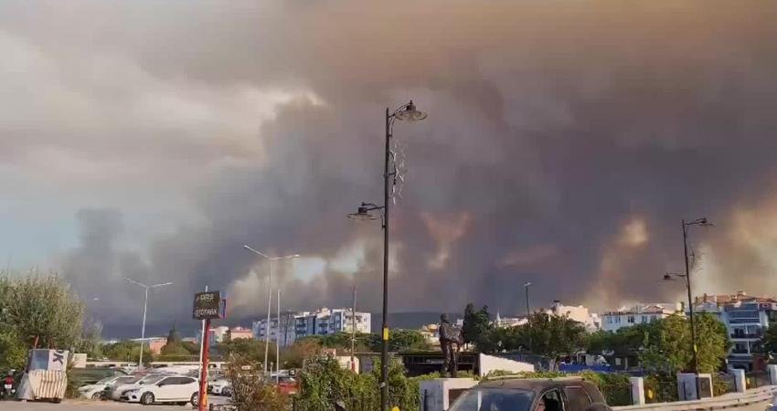 Çanakkale’nin merkeze bağlı Kayadere Köyü civarlarında orman yangını çıktı. Çanakkale