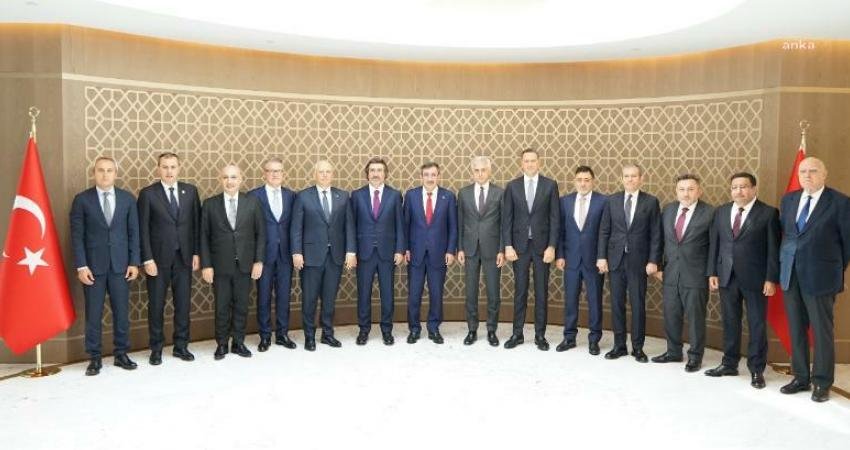 Cumhurbaşkanı Yardımcısı Cevdet Yılmaz, Türkiye Bankalar Birliği (TBB) Yönetim Kurulu