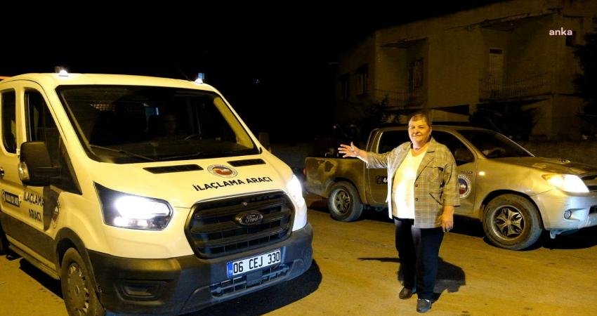 Ceyhan Belediyesi, Adana Büyükşehir Belediyesi ekiplerine destek için sinekle mücadele