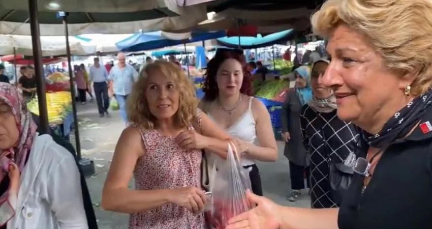 CHP Kadın Kolları Genel Başkanlığı “Pazar Yeri Yangın Yeri” kampanyası