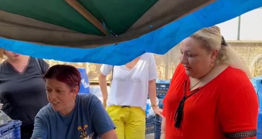 CHP Kadın Kolları “Pazar Yeri Yangın Yeri” kampanyası kapsamında Diyarbakır’da