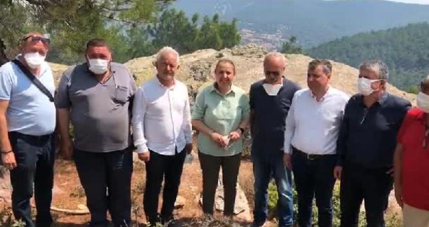 CHP Genel Başkan Yardımcısı Semra Dinçer, Çanakkale’de dün öğle saatlerinde
