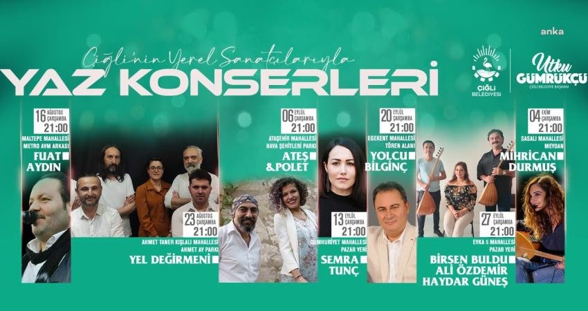 Çiğli Belediyesi, 16 Ağustos ile 4 Ekim arasında ilçenin yerel