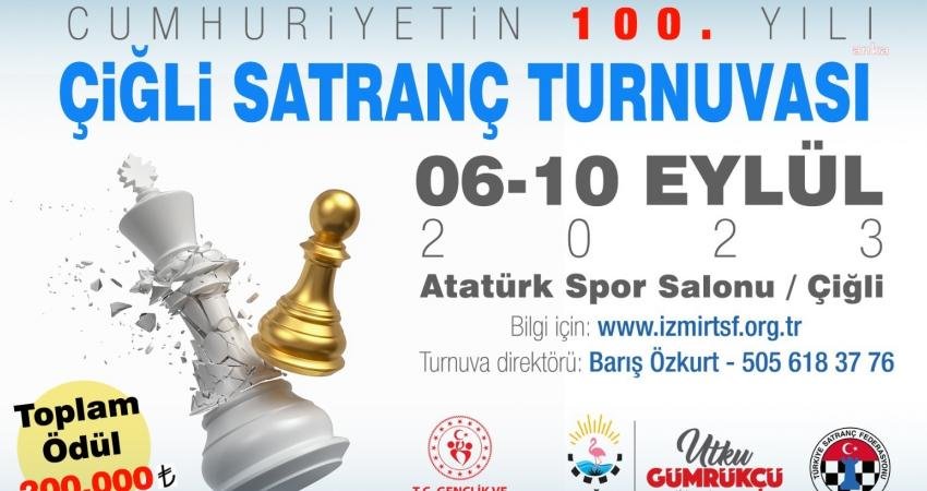 Çiğli Belediyesi, Cumhuriyet’in 100. yılında Türkiye Satranç Federasyonu (TSF) lisanslı