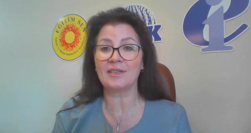 Eğitim Sen Genel Başkanı Nejla Kurul: “En Düşük Eğitim ve Bilim Emekçisi Maaşı En Az 45 Bin, En Düşük Emekli Maaşı İse En Az 15 Bin TL Olmalıdır” Eğitim Sen Genel Başkanı Nejla Kurul, kamu toplu sözleşme görüşmeleriyle