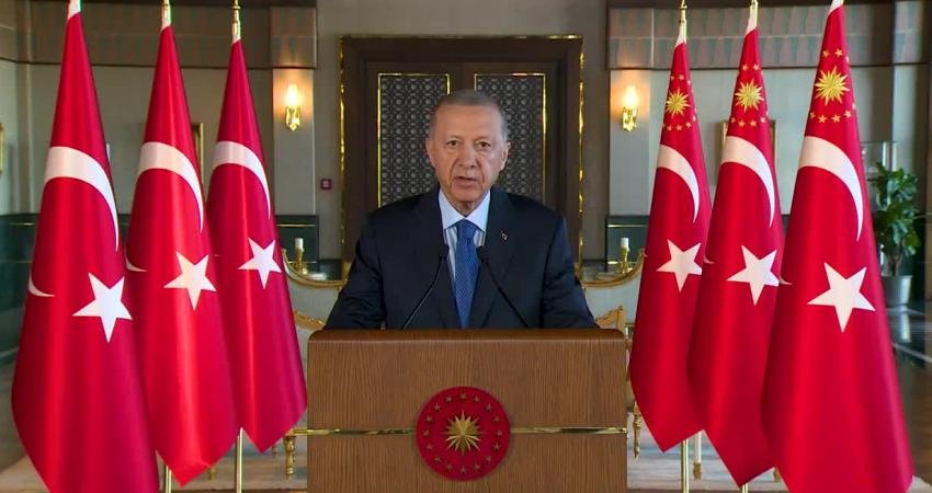Cumhurbaşkanı Recep Tayyip Erdoğan, 3.Kırım Platformu Zirvesi toplantısına gönderdiği video