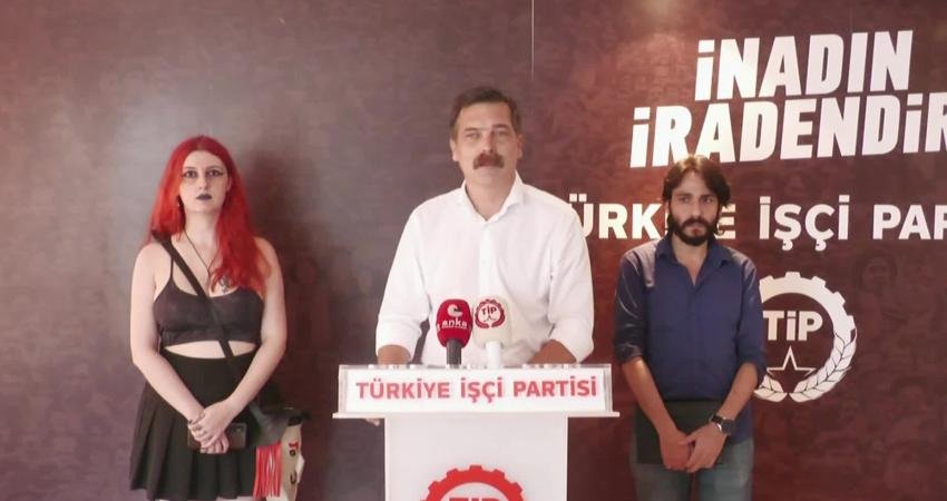Türkiye İşçi Partisi (TİP) Genel Başkanı Erkan Baş, düşük zam