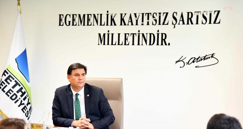 Fethiye Belediye Başkanı Alim Karaca, Mustafa Kemal Bulvarı’nda devam eden