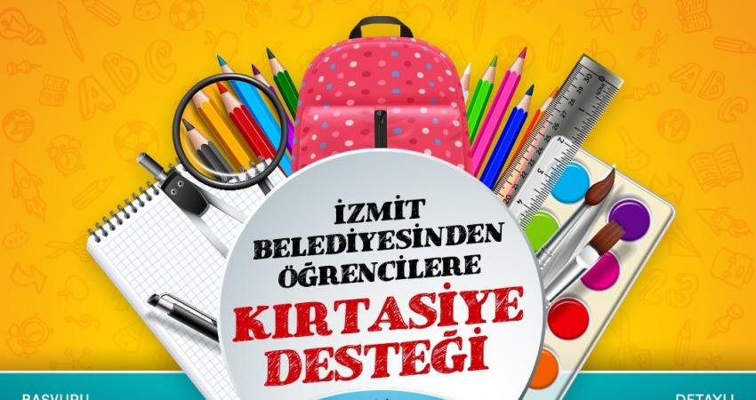 İzmit Belediyesi Bu Yıl da Öğrencilere Kırtasiye Desteği Verecek İzmit Belediyesi Sosyal Destek Hizmetleri Müdürlüğü, eğitimde fırsat eşitliğini sağlamak