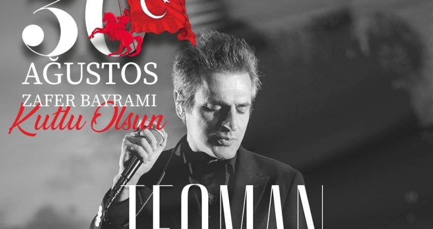 İzmit’te Zafer Coşkusu Teoman’la Yaşanacak İzmit Belediyesi, 30 Ağustos’ta bayram coşkusunu Teoman konseriyle taçlandıracak.