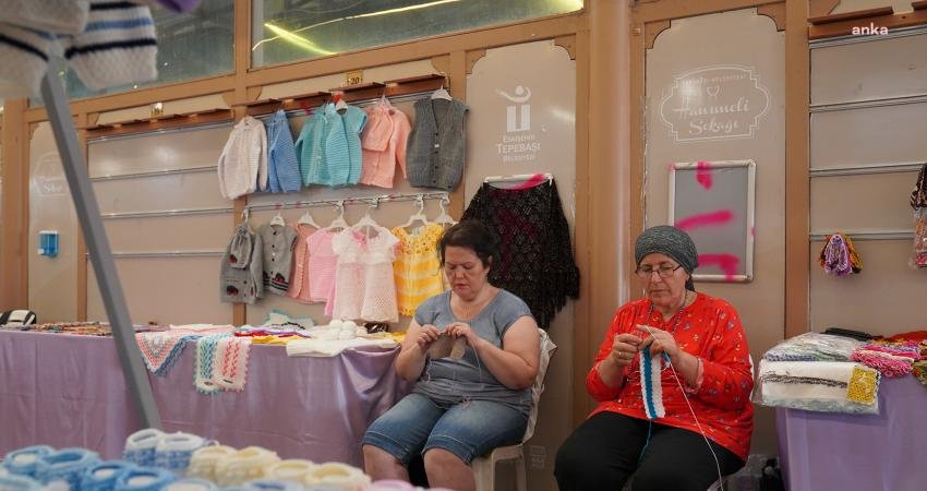 Tepebaşı Belediyesi Hanımeli Sokağı, 7 yılı aşkın süredir kadınların el