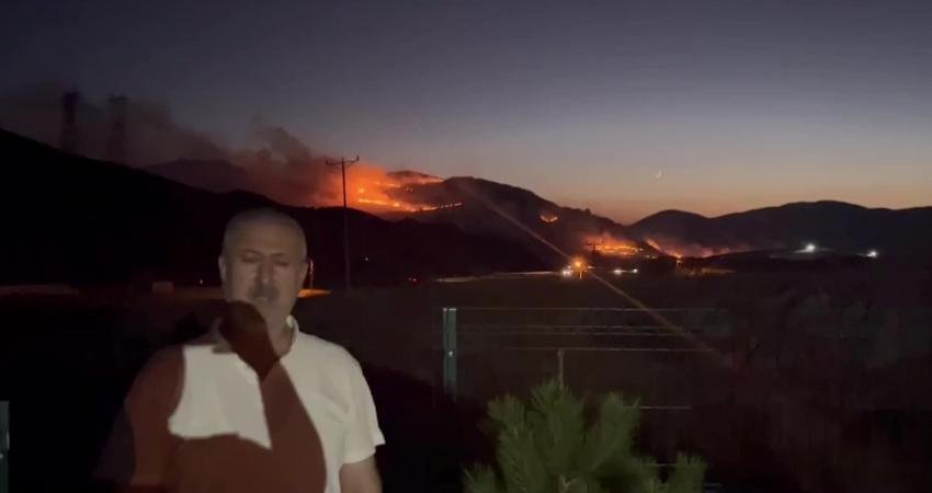 Kahramanmaraş'ın Göksun ilçesinde bugün akşam saatlerinde orman yangını çıktı. CHP