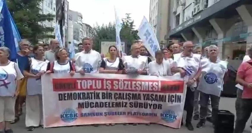 KESK Samsun Şubeler Platformu Dönem Sözcüsü Tüm Bel-Sen Samsun Şube