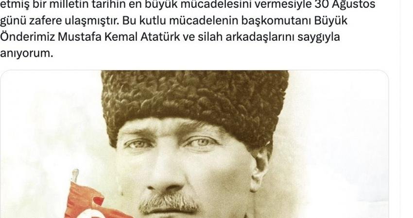 CHP Genel Başkanı Kemal Kılıçdaroğlu, “26 Ağustos günü Büyük Taarruz