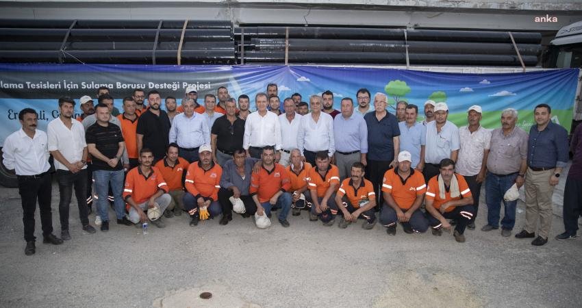 Mersin Büyükşehir Belediyesi, tarımsal projeleriyle üretimi ve üretici desteklemeye devam