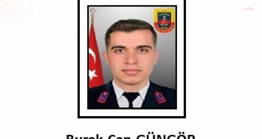 Milli Savunma Bakanlığı (MSB), jandarma uzman çavuş Burak Can Güngör’ün